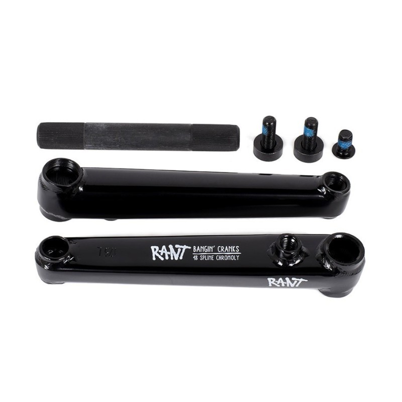 PEDALIER BMX RANT BANGIN 48 S Noir, 165 mm